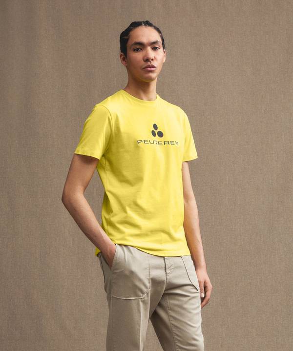 Peuterey T-shirt Logata Di Cotone
