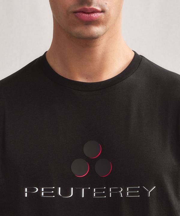 Peuterey T-shirt Logata Di Cotone