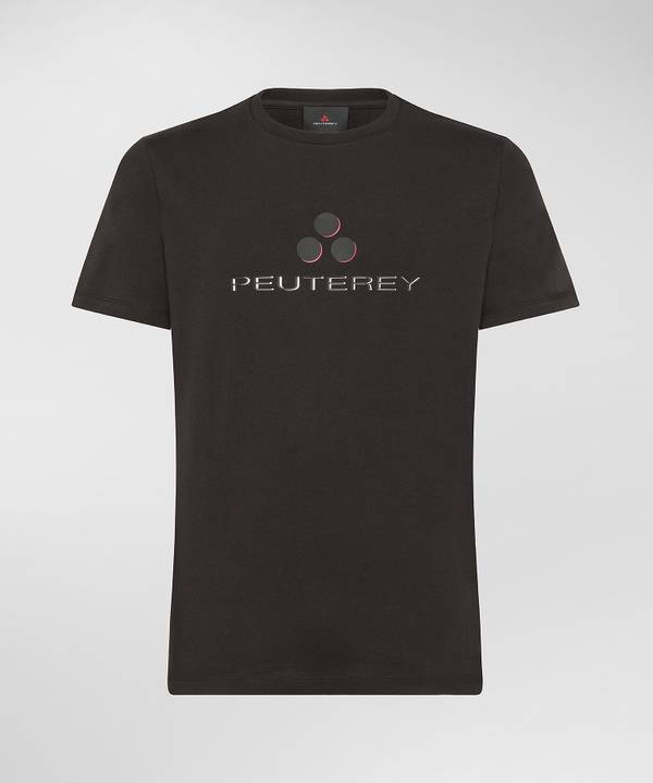Peuterey T-shirt Logata Di Cotone