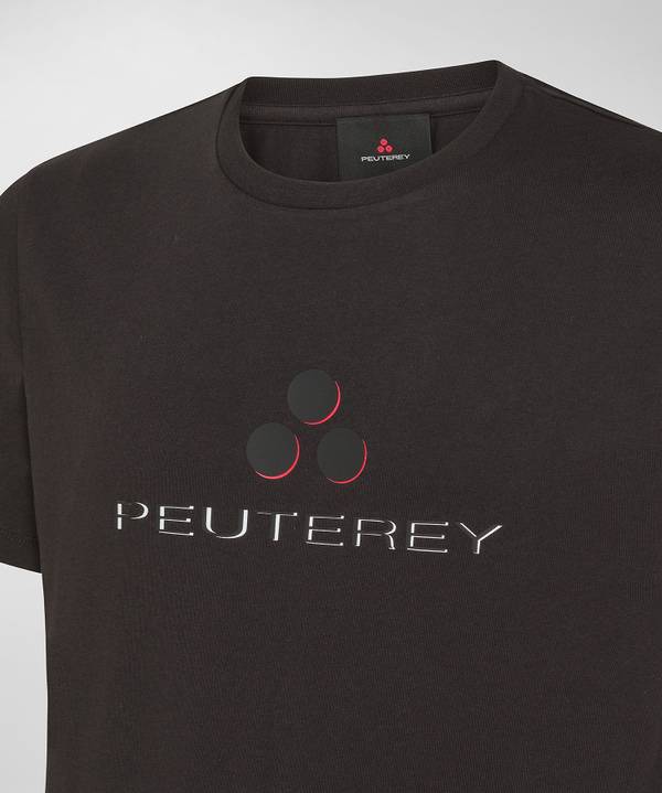 Peuterey T-shirt Logata Di Cotone