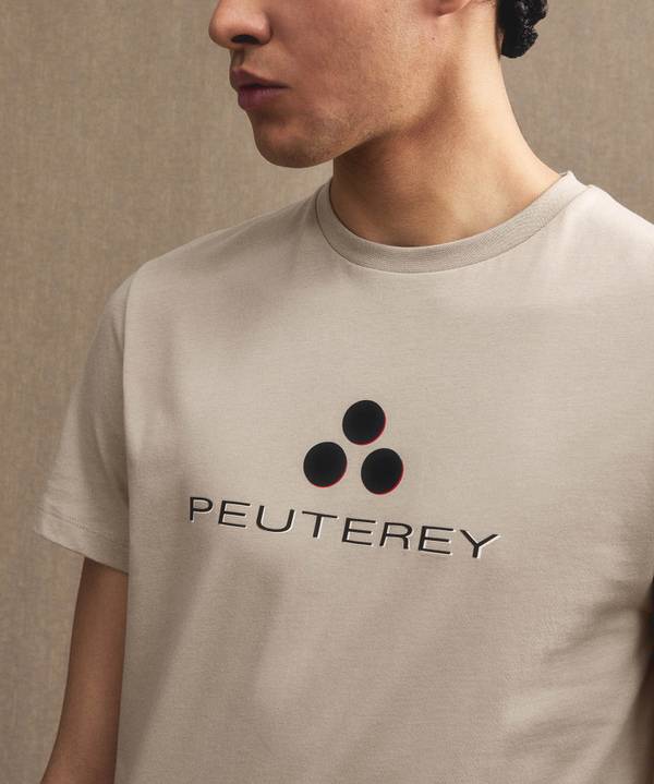 Peuterey T-shirt Logata Di Cotone