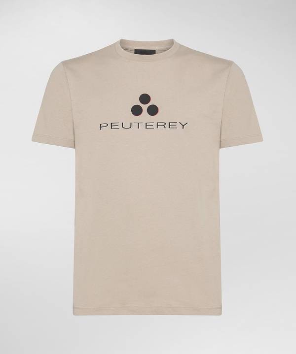 Peuterey T-shirt Logata Di Cotone
