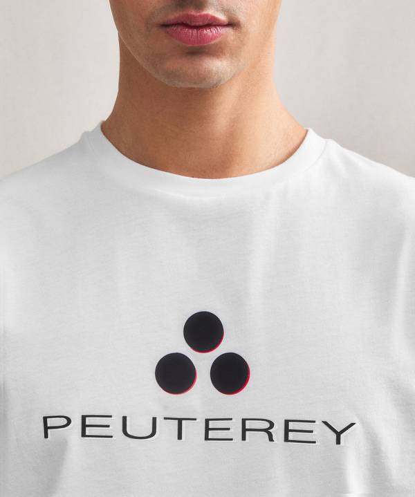 Peuterey T-shirt Logata Di Cotone