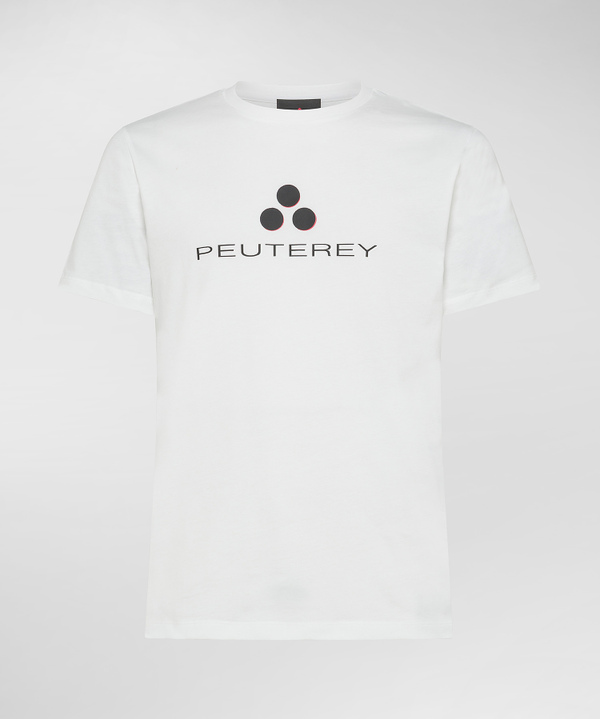 Peuterey T-shirt Logata Di Cotone