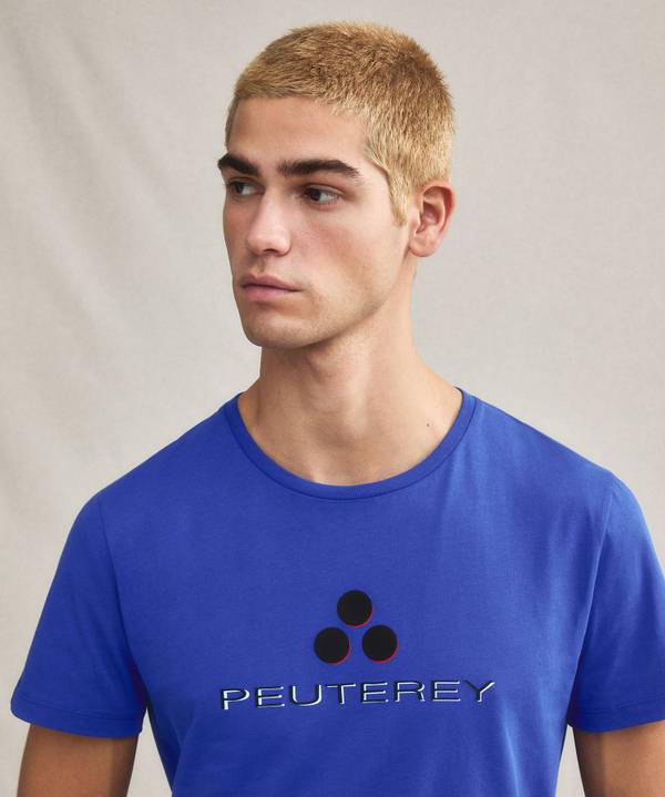 Peuterey T-shirt Logata Di Cotone