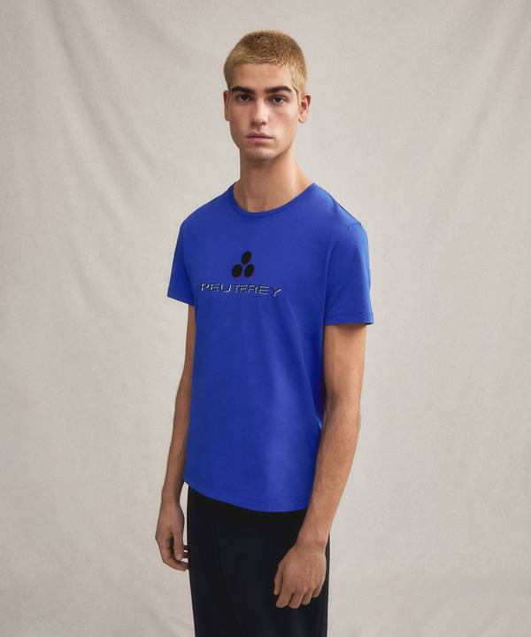 Peuterey T-shirt Logata Di Cotone