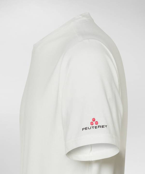 Peuterey T-Shirt Stretch In Cotone E Seta