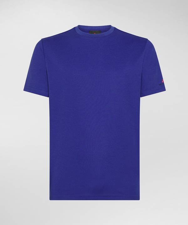 Peuterey T-Shirt Stretch In Cotone E Seta