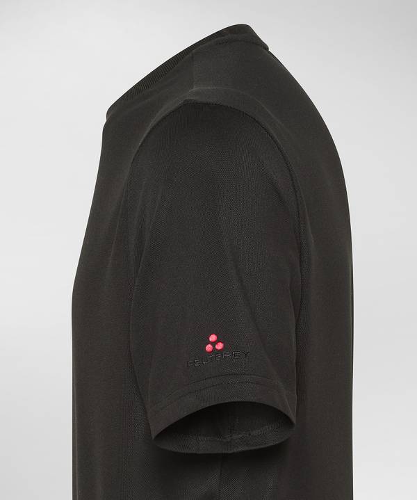 Peuterey T-Shirt Stretch In Cotone E Seta