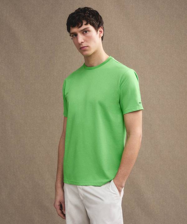 Peuterey T-Shirt Stretch In Cotone E Seta