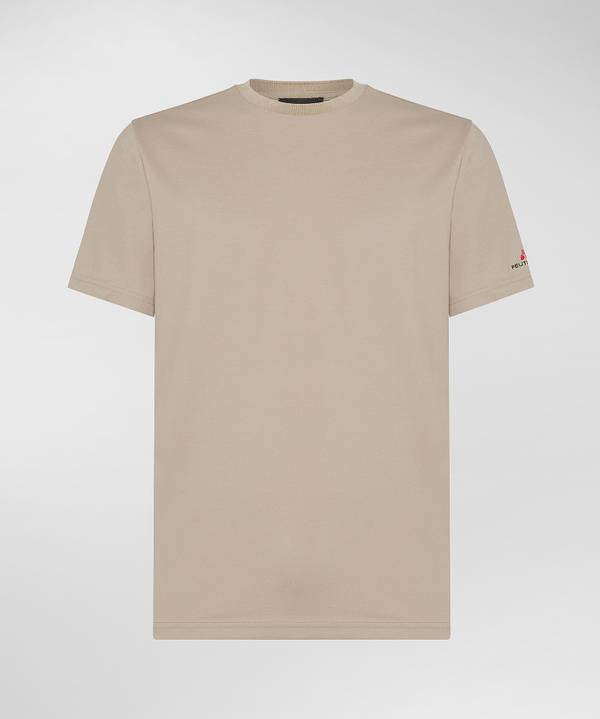 Peuterey T-Shirt stretch in cotone e seta