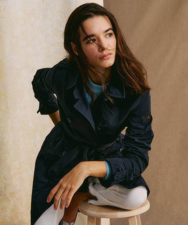 Peuterey Trench idrorepellente con cintura