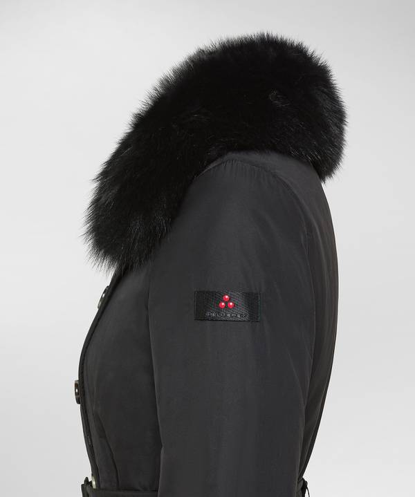 Peuterey Trench Lungo Con Pelliccia