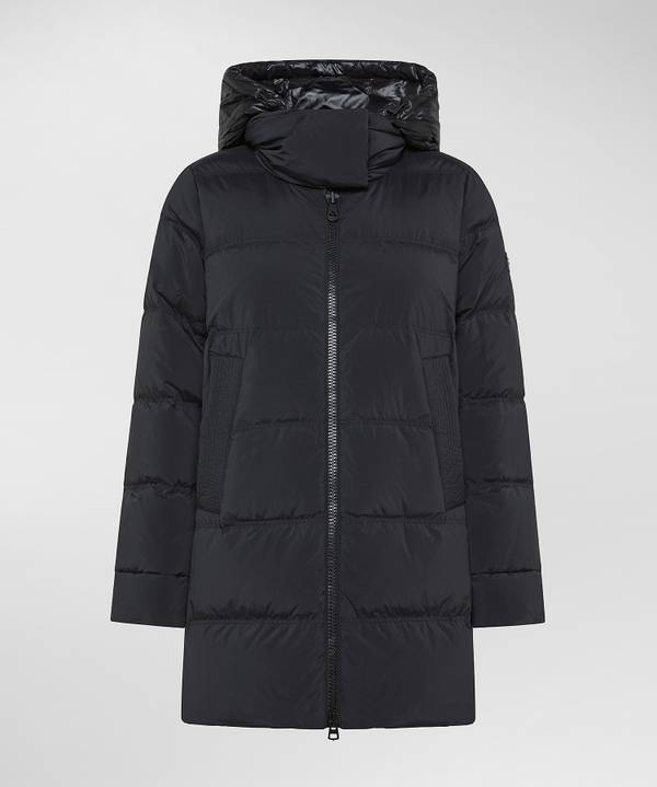 Peuterey Piumino Con Cappuccio In Contrasto Materiale