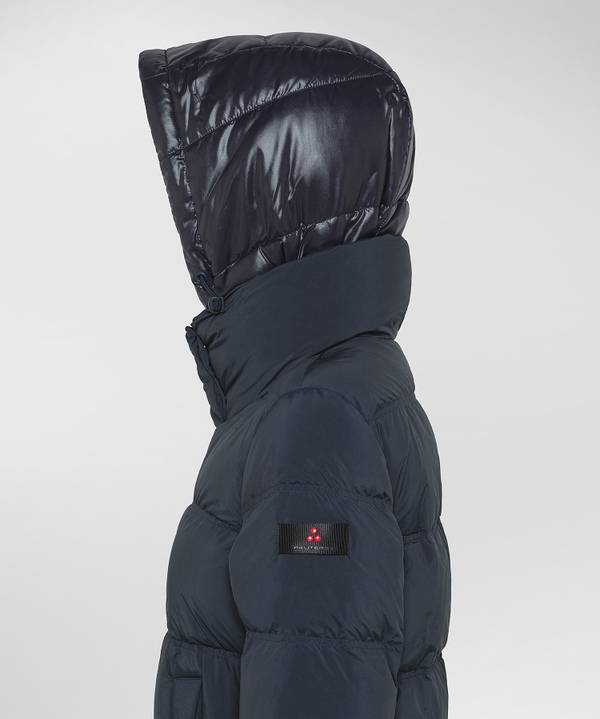 Peuterey Piumino Con Cappuccio In Contrasto Materiale
