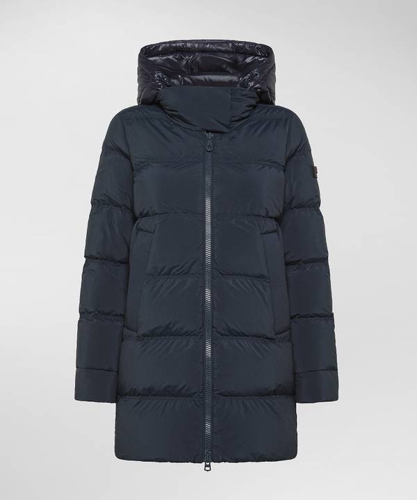 Peuterey Piumino Con Cappuccio In Contrasto Materiale