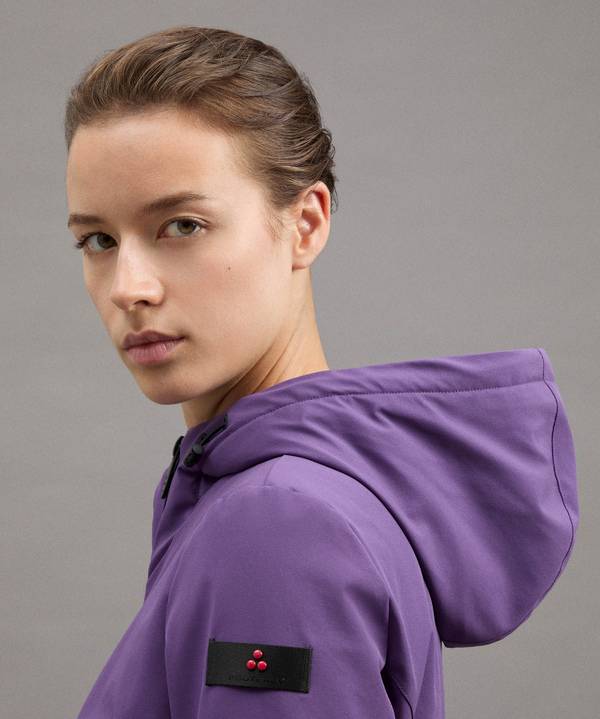 Peuterey Piumino Liscio Slim Con Dettagli A Contrasto