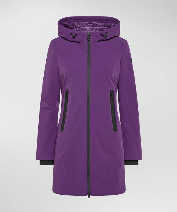 Peuterey Piumino Liscio Slim Con Dettagli A Contrasto