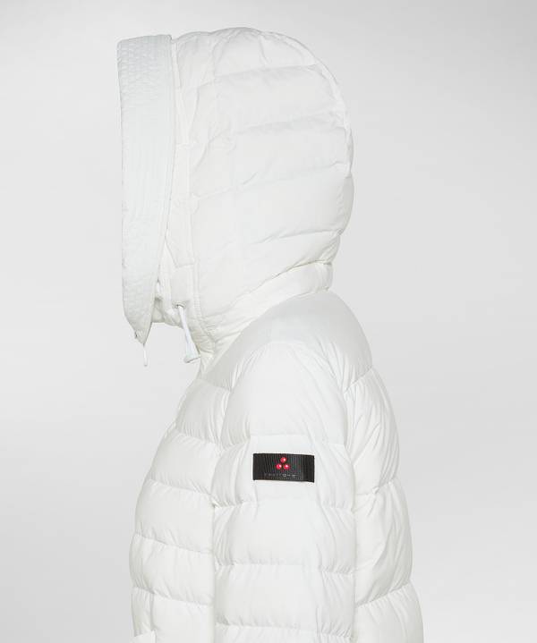 Peuterey Piumino Lungo Con Pelliccia In Tono Colore