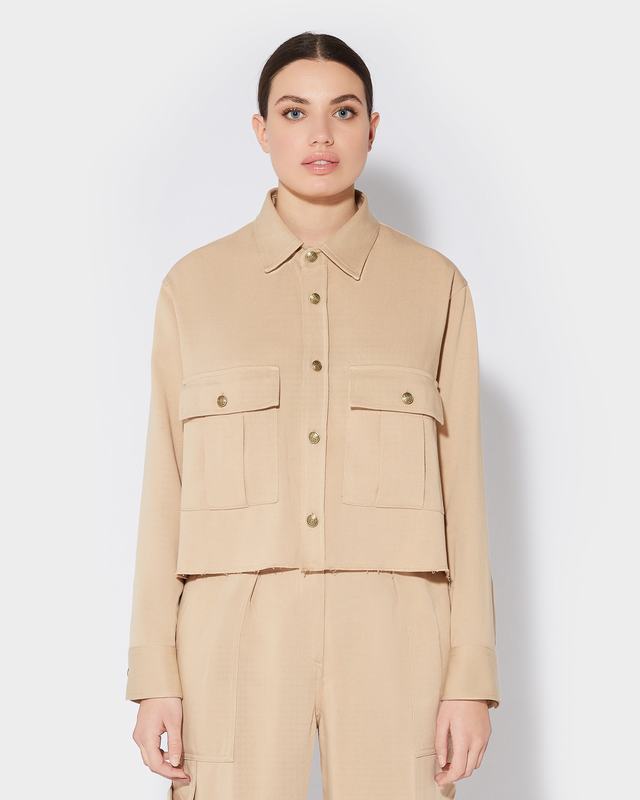 Philippe Model Camicia militare Dorette da Donna Marrone in Cotone