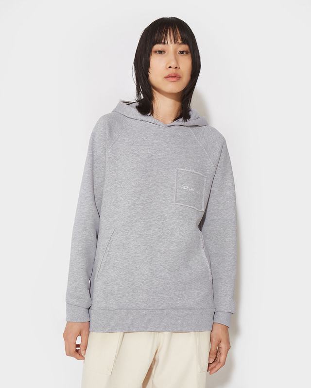 Philippe Model Felpa con cappuccio JADE da Donna Grigia in Jersey