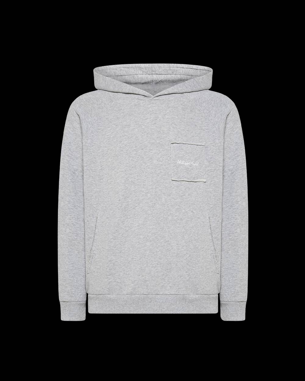 Philippe Model Felpa Con Cappuccio JEAN Da Uomo Grigia In Jersey