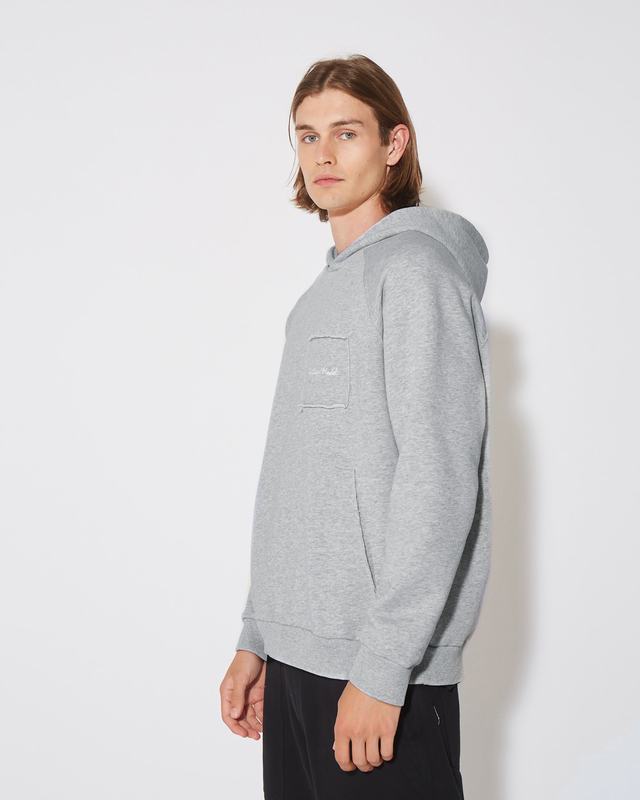 Philippe Model Felpa Con Cappuccio JEAN Da Uomo Grigia In Jersey