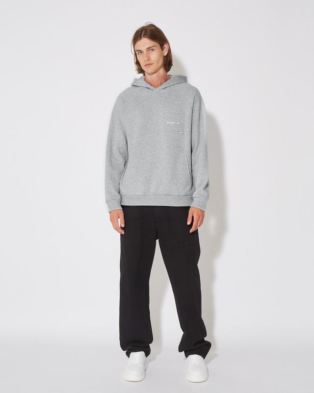 Philippe Model Felpa Con Cappuccio JEAN Da Uomo Grigia In Jersey