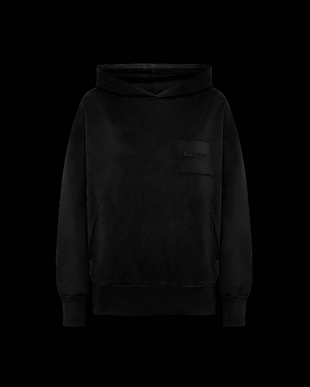 Philippe Model Felpa Con Cappuccio JULIE Da Donna Nera In Jersey