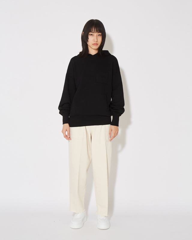 Philippe Model Felpa Con Cappuccio JULIE Da Donna Nera In Jersey