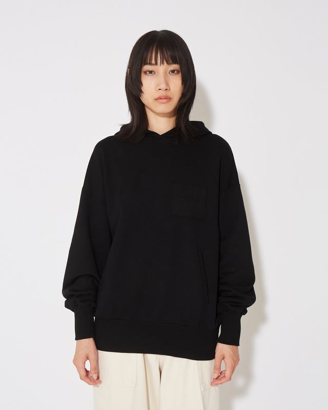 Philippe Model Felpa con cappuccio JULIE da Donna Nera in Jersey