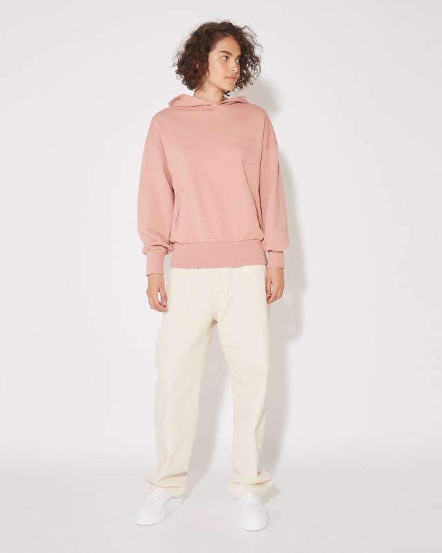 Philippe Model Felpa Con Cappuccio JULIE Da Donna Rosa In Jersey