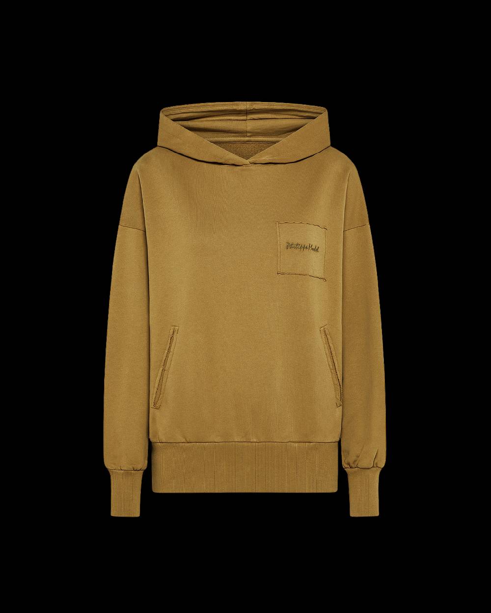 Philippe Model Felpa Con Cappuccio JULIE Da Donna Senape In Jersey