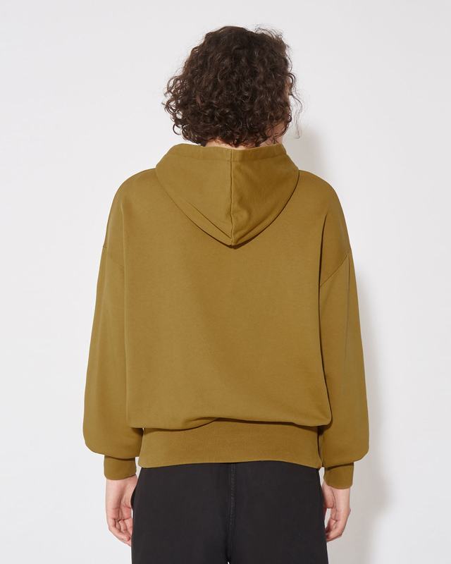 Philippe Model Felpa Con Cappuccio JULIE Da Donna Senape In Jersey