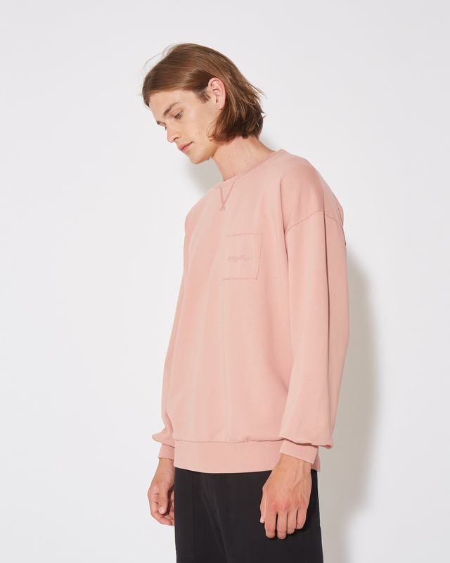 Philippe Model Felpa Girocollo BASTIEN Da Uomo Rosa In Jersey