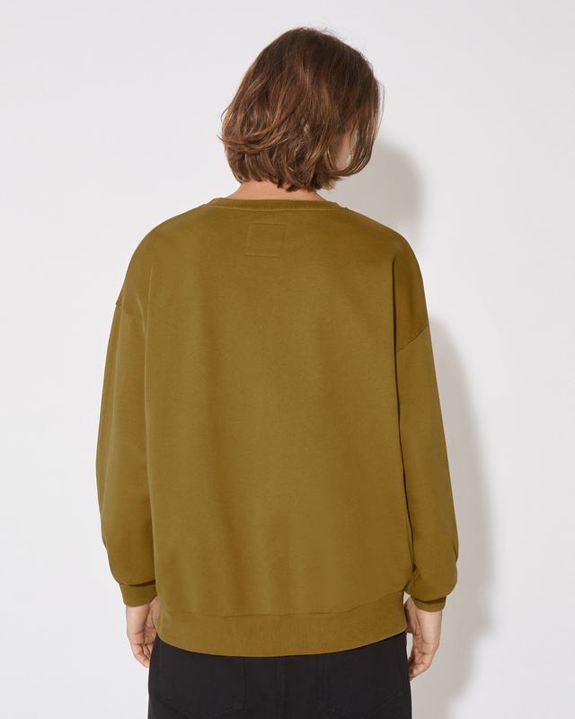 Philippe Model Felpa Girocollo BASTIEN Da Uomo Senape In Jersey