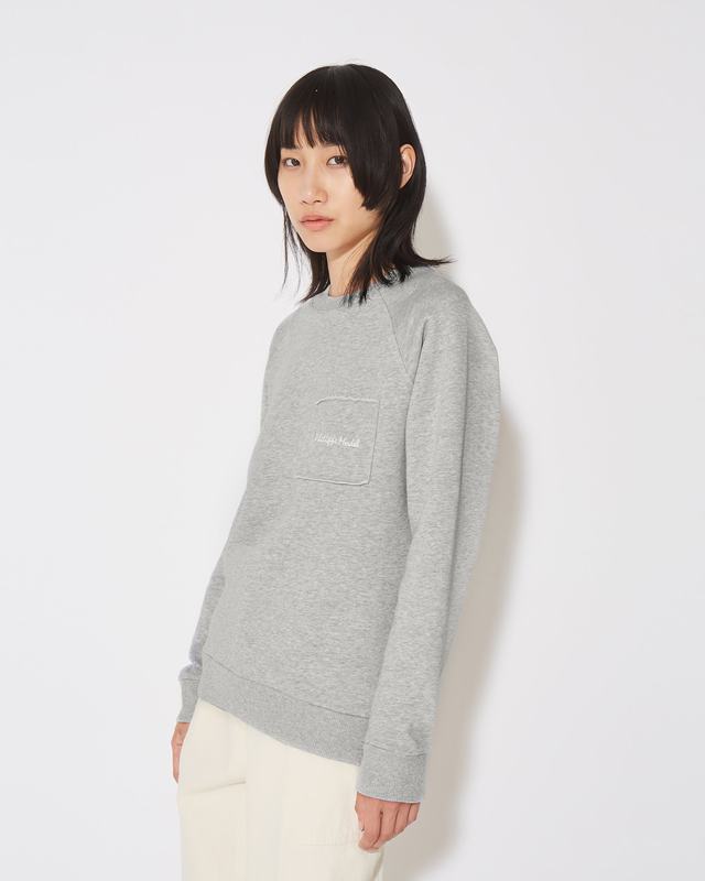 Philippe Model Felpa Girocollo Belle Da Donna Grigia In Jersey