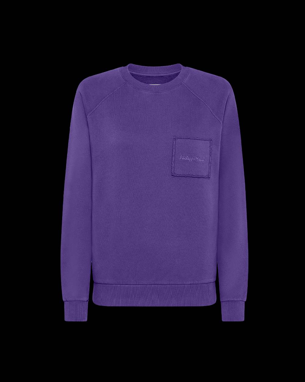 Philippe Model Felpa Girocollo Belle Da Donna Viola In Jersey