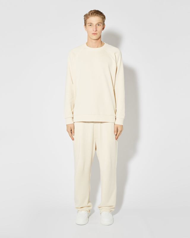 Philippe Model Felpa Girocollo Bernard Da Uomo Beige Ecru In Jersey