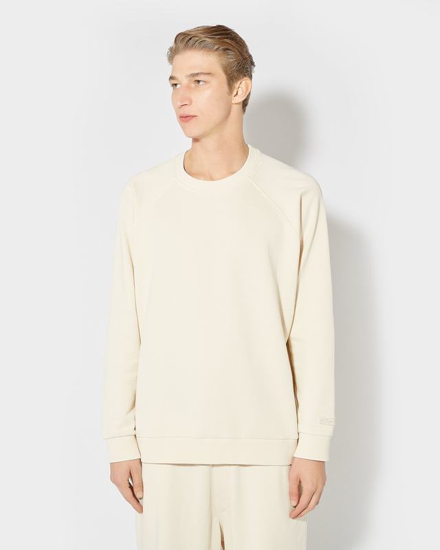 Philippe Model Felpa girocollo Bernard da Uomo Beige ecru in Jersey