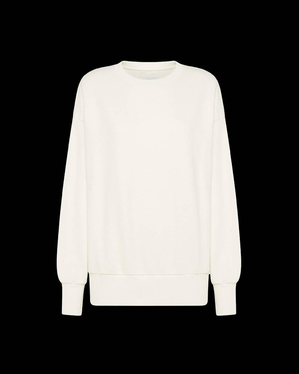 Philippe Model Felpa Girocollo Brigitte Da Donna Ecru In Pelle