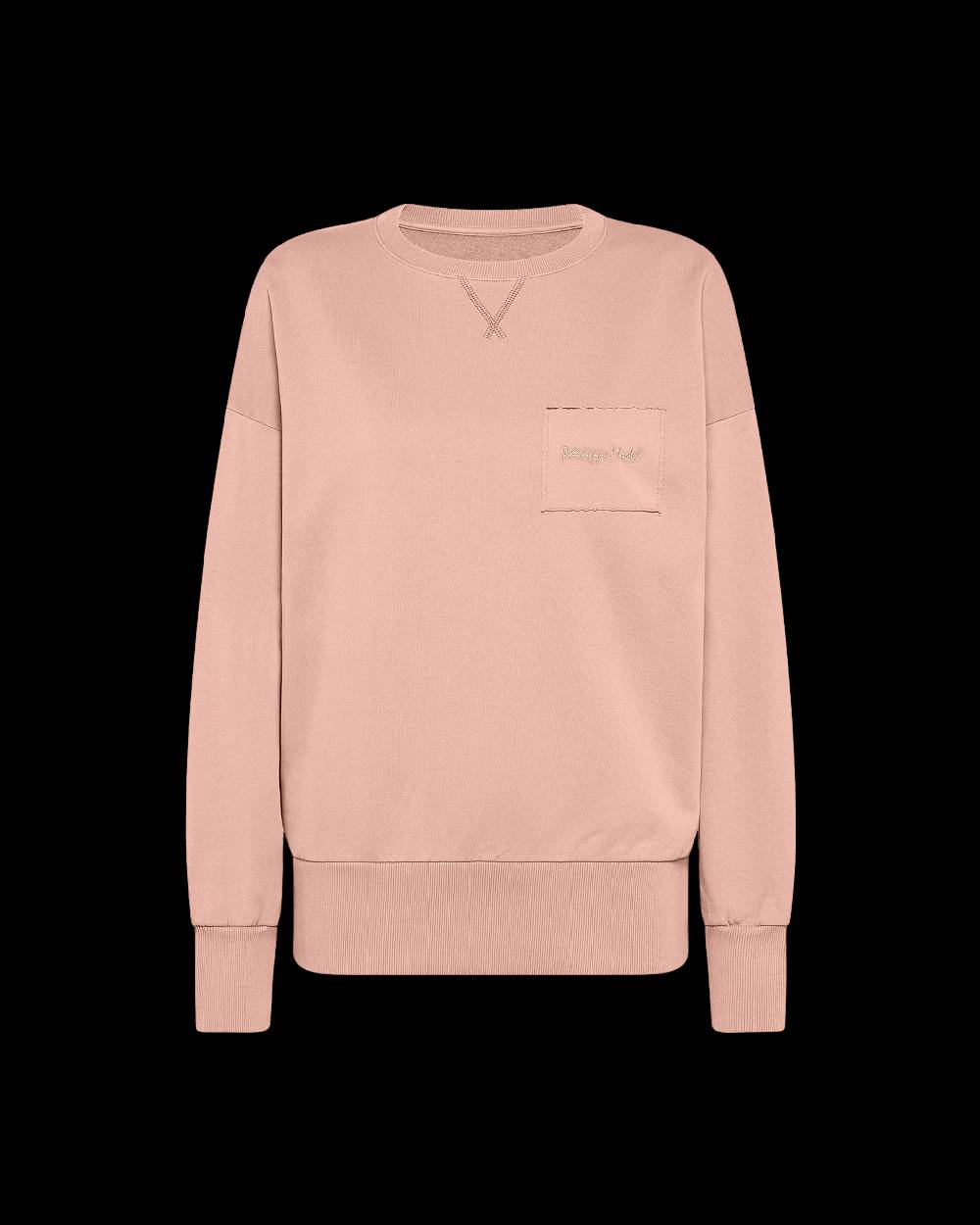 Philippe Model Felpa Girocollo Brigitte Da Donna Rosa In Jersey