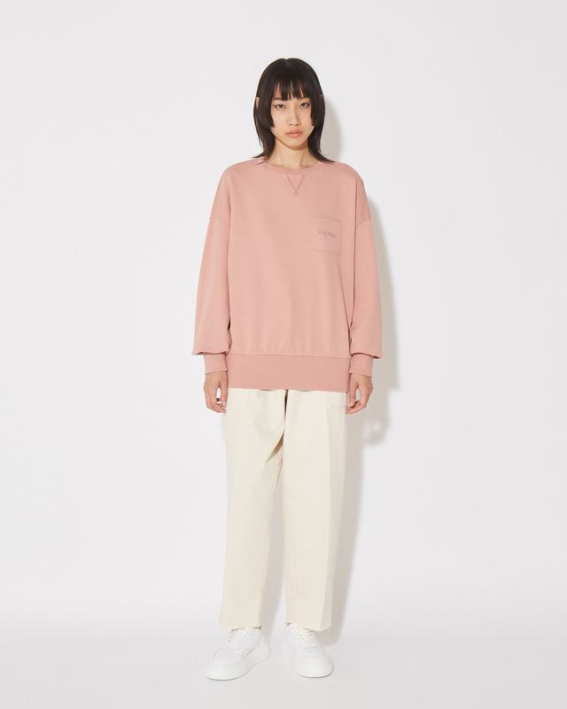 Philippe Model Felpa Girocollo Brigitte Da Donna Rosa In Jersey