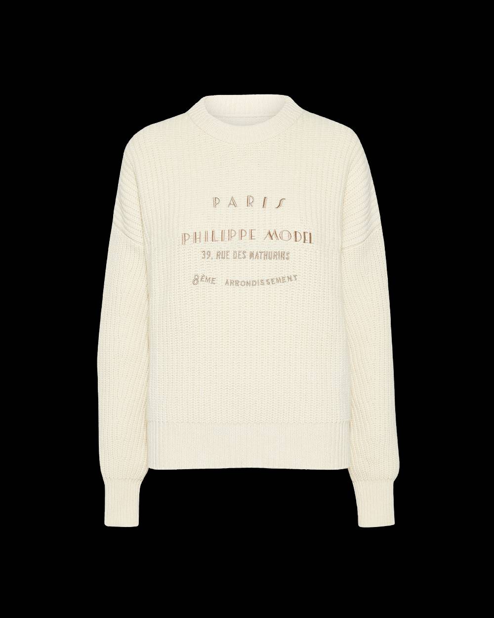 Philippe Model Felpa Rosanne Da Donna Blu Chiara In Jersey