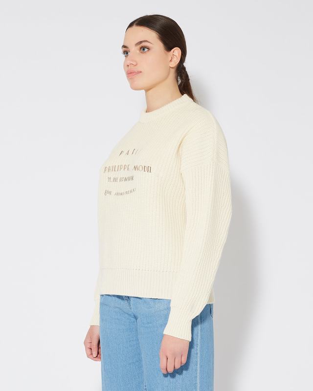 Philippe Model Felpa Rosanne Da Donna Blu Chiara In Jersey