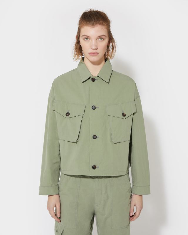 Philippe Model Giacca da Donna Sauge in Tessuto Tecnico