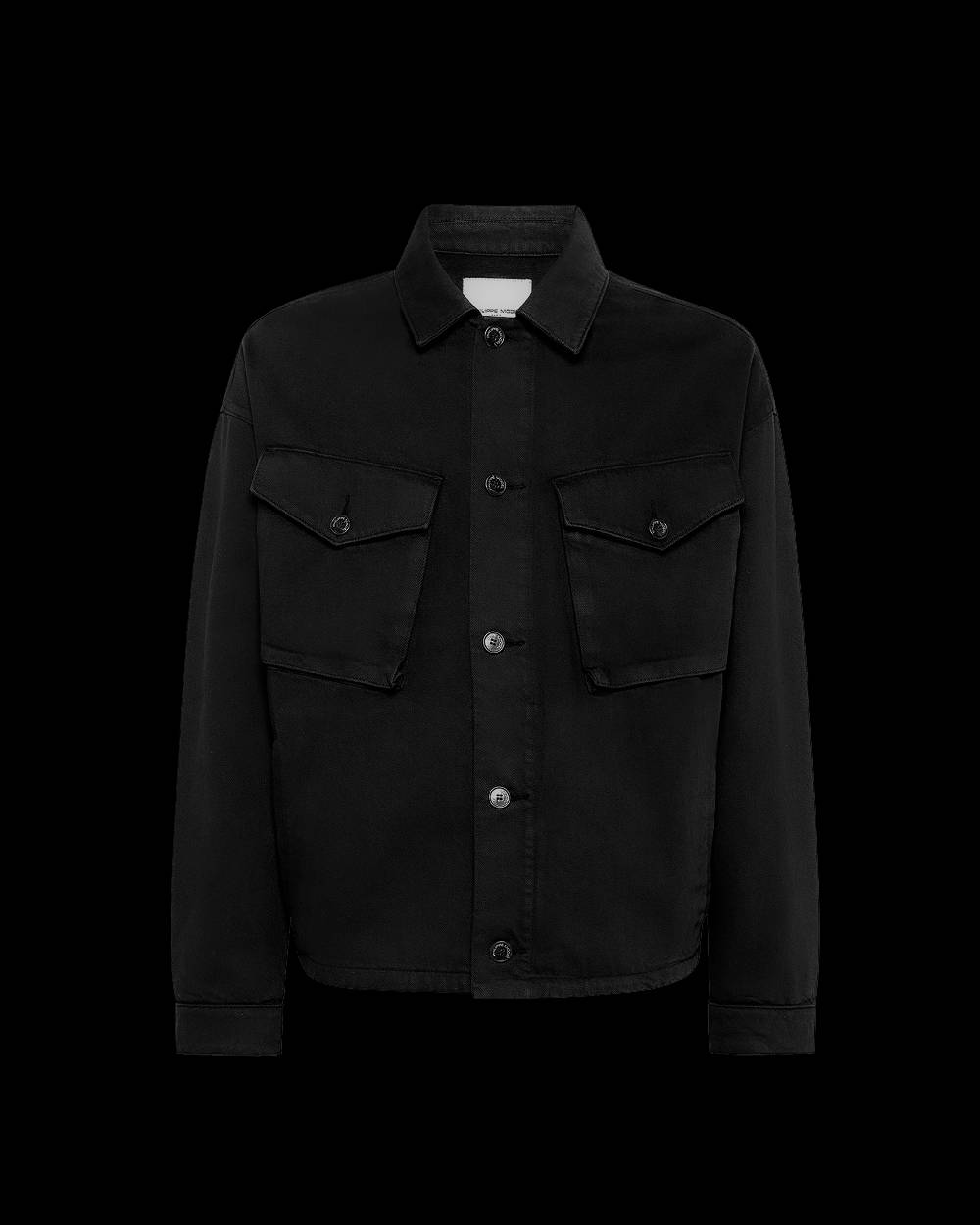 Philippe Model Giacca GERARD Da Uomo Nera In Bull Denim