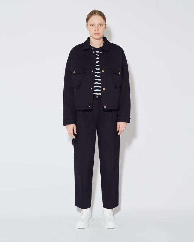 Philippe Model Giubbotto Imbottito Giselle Da Donna Blu In Tessuto Tecnico