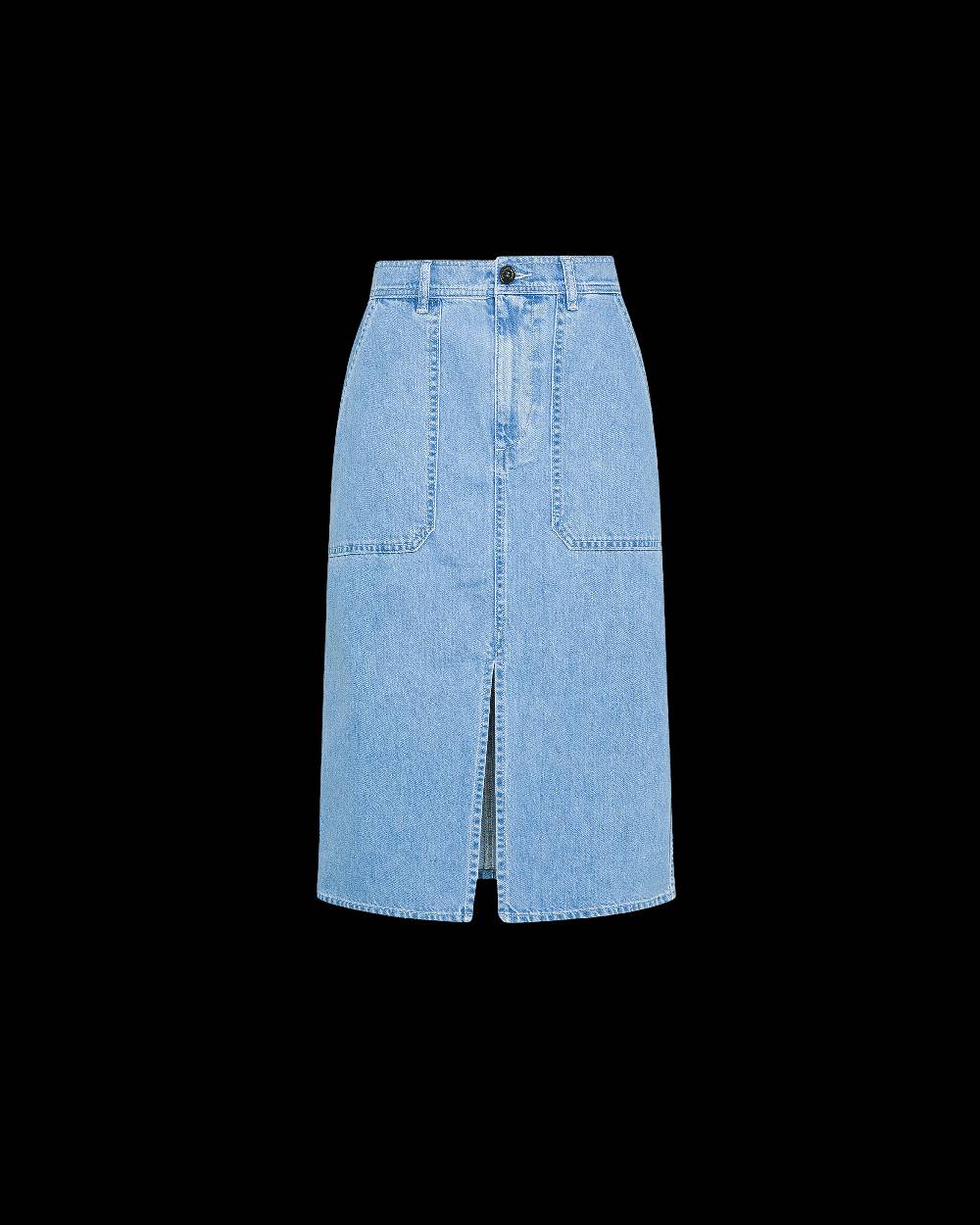 Philippe Model Gonna Di Jeans Seline Da Donna Azzurra In Denim