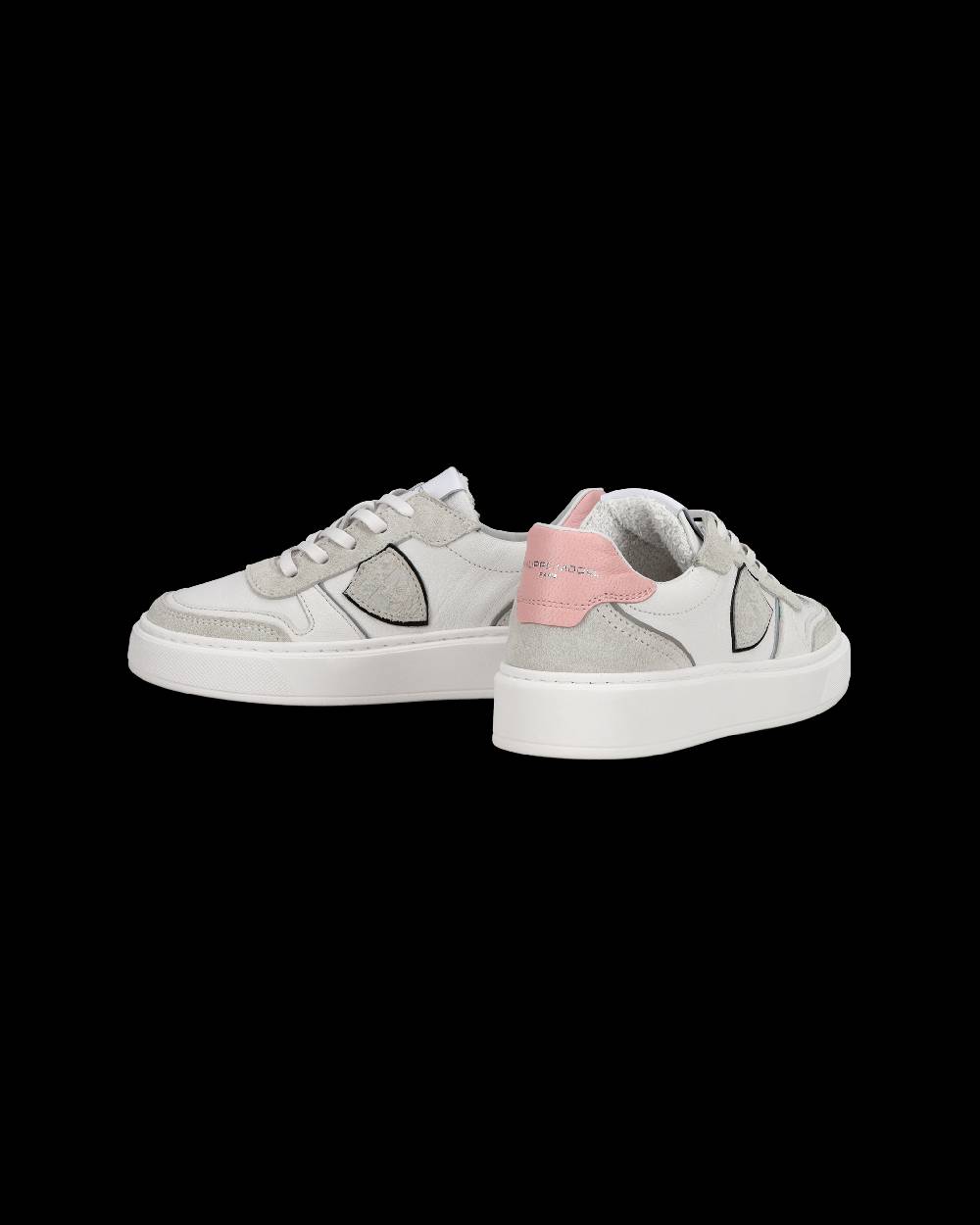 Philippe Model Junior Nice Low-Top Sneakers In Leather, Brown Blue